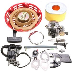 BASETBL 1-piece Honda GX160 GX200 5.5 HP Engine Maintenance Kit: Carburetor + Ignition Coil + Spark Plug + Air Filter for Tiller and Generator BASETBL 1-piece Honda GX160 GX200 5.5 HP Engine Maintenance Kit: Carburetor + Ignition Coil + Spark Plug + Air Filter for Tiller and Generator
