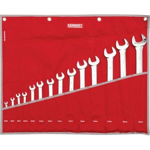 Kennedy - Metric Combination Spanner Set, 6 - 32mm, Set of 14 Kennedy - Metric Combination Spanner Set, 6 - 32mm, Set of 14