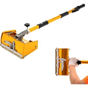 CNCEST 10 inch Drywall Trowel Professional Drywall Flat Finishing Box with Extension Handle Adjustable Height 35'-59', Aluminum Drywall Flat Finishing Box CNCEST 10 inch Drywall Trowel Professional Drywall Flat Finishing Box with Extension Handle Adjustable Height 35'-59', Aluminum Drywall Flat Finishing Box