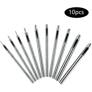 SNQ 10 Piece Leather Hole Punch Set, Hole Punch Tool, Hole Punch for Leather, Paper, Gaskets, Motors, Hollow Holes, Round Steel Hollow Hole Punch Set, SNQ 10 Piece Leather Hole Punch Set, Hole Punch Tool, Hole Punch for Leather, Paper, Gaskets, Motors, Hollow Holes, Round Steel Hollow Hole Punch Set,