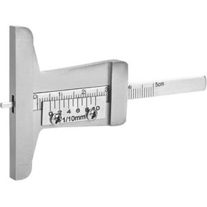 GOTRAYS 0-10mm Tire Tread Depth Gauge 0.1mm Accuracy Tread Depth Caliper Stainless Steel Tire Depth Gauge for Car Truck Motorcycle GOTRAYS 0-10mm Tire Tread Depth Gauge 0.1mm Accuracy Tread Depth Caliper Stainless Steel Tire Depth Gauge for Car Truck Motorcycle