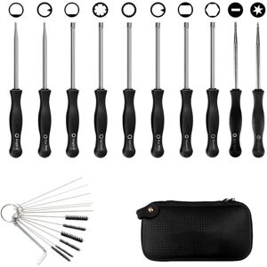 BEIJIYI 10pcs Carburetor Adjustment Screwdriver, Carburetor Cleaning Tool, Engine Repair Tool, Fits Most 2-Stroke Engines (10pcs Screwdriver with Box and BEIJIYI 10pcs Carburetor Adjustment Screwdriver, Carburetor Cleaning Tool, Engine Repair Tool, Fits Most 2-Stroke Engines (10pcs Screwdriver with Box and