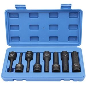 TLILY 1/2 Inch Drive Master Impact Hex Bit Set, Driver,1/2 Socket Set,Standard Metric Sizes, 8pcs TLILY 1/2 Inch Drive Master Impact Hex Bit Set, Driver,1/2 Socket Set,Standard Metric Sizes, 8pcs