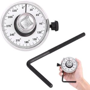 IKODM 1/2" Torque Angle Gauge, 360 Degree Adjustable Drive Angle Torque Wrench for Auto Repair IKODM 1/2" Torque Angle Gauge, 360 Degree Adjustable Drive Angle Torque Wrench for Auto Repair