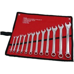 Neilsen - 12PC spanner set combination imperial af 1/4 To 7/8'' Ring Open Ended Tool CT1178 Neilsen - 12PC spanner set combination imperial af 1/4 To 7/8'' Ring Open Ended Tool CT1178