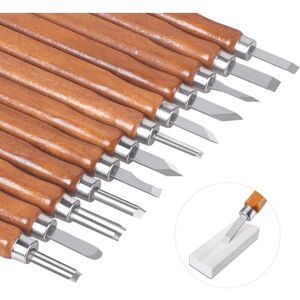 YMYNY 12pcs Wood Carving Tools Set, Wood Chisels, Wood Carving Knife, Handmade diy Woodworking for Professional Amateurs for diy Wood Fruit and Wax YMYNY 12pcs Wood Carving Tools Set, Wood Chisels, Wood Carving Knife, Handmade diy Woodworking for Professional Amateurs for diy Wood Fruit and Wax