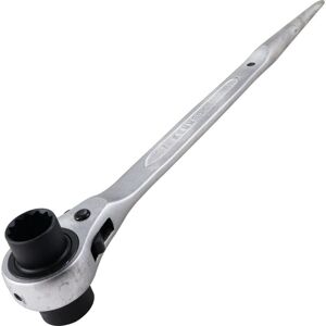Kennedy - Bi-hexagon Ratchet Podger Spanner, Chrome Vanadium Steel, mm Length, 24m Kennedy - Bi-hexagon Ratchet Podger Spanner, Chrome Vanadium Steel, mm Length, 24m