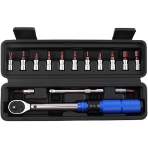 MAXPEEDINGRODS 1/4" Drive Click Torque Wrench Set 2-24Nm W/ Hex Phillips Star Bits & Extension MAXPEEDINGRODS 1/4" Drive Click Torque Wrench Set 2-24Nm W/ Hex Phillips Star Bits & Extension