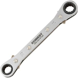 Kennedy - Metric Double End Ring Ratchet Spanner, Chrome Vanadium Steel, Reversibl Kennedy - Metric Double End Ring Ratchet Spanner, Chrome Vanadium Steel, Reversibl