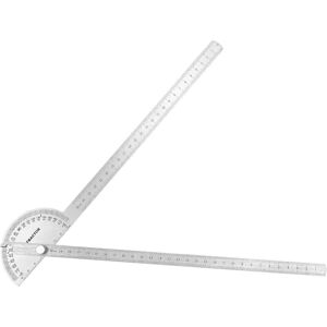 WOIYIC 0-180 Degree Round Head Protractor, Multifunctional Stainless Steel Angle Protractor, Round Head Protractor Engineer Protractor for Painting Drawing WOIYIC 0-180 Degree Round Head Protractor, Multifunctional Stainless Steel Angle Protractor, Round Head Protractor Engineer Protractor for Painting Drawing