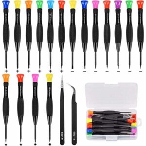 Linghhang - 18pcs Magnetic Screwdriver Set, Phillips Flat Head Pentalobe Hex Screwdriver Set, Pliers for Cell Phone Glasses Watch Jewelry Repair Tool Linghhang - 18pcs Magnetic Screwdriver Set, Phillips Flat Head Pentalobe Hex Screwdriver Set, Pliers for Cell Phone Glasses Watch Jewelry Repair Tool