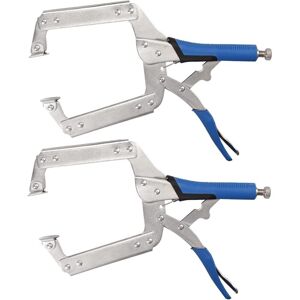 WOIYIC 2-Piece C-Clamp Set, Heavy-Duty 14" Steel C-Clamp with Adjustable Screw, Rubber Handle, and Quick-Release Lever, Rustproof Clamping Tool for WOIYIC 2-Piece C-Clamp Set, Heavy-Duty 14" Steel C-Clamp with Adjustable Screw, Rubber Handle, and Quick-Release Lever, Rustproof Clamping Tool for