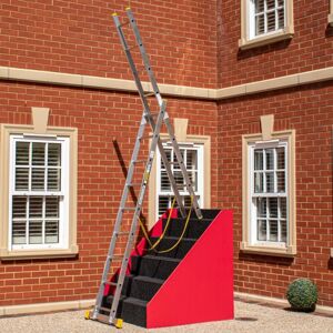 Trade Master Pro - 9-Rung 2 Section Stair Combination Ladder Trade Master Pro - 9-Rung 2 Section Stair Combination Ladder