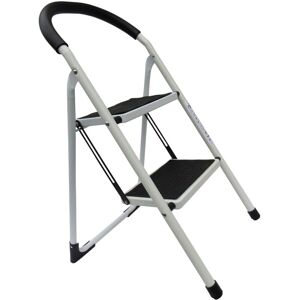 Securefix Direct - 2 Step Ladder Stool Folding 150KG (Kitchen Platform Small Steel Safety Foldable) Securefix Direct - 2 Step Ladder Stool Folding 150KG (Kitchen Platform Small Steel Safety Foldable)