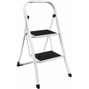 BRIEFNESS Heavy Duty Steel 2 Step Ladder Portable Compact Folding Metal Stepladder Stool Multi Purpose for Home Garden Warehouse Kitchen Mini Small Stepladder BRIEFNESS Heavy Duty Steel 2 Step Ladder Portable Compact Folding Metal Stepladder Stool Multi Purpose for Home Garden Warehouse Kitchen Mini Small Stepladder