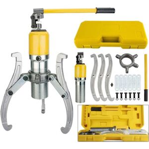 CNCEST 20T Hydraulic Puller Bearing Puller with Pump Head Flywheel Puller Integrated Puller Wheel Hub Puller CNCEST 20T Hydraulic Puller Bearing Puller with Pump Head Flywheel Puller Integrated Puller Wheel Hub Puller