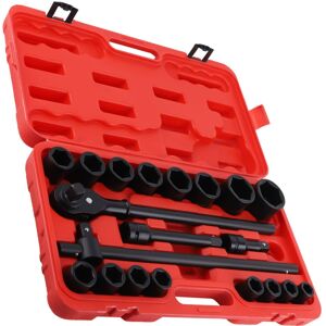 Maxpeedingrods - 21X Drive Deep Impact Socket Set Garage Repair Ratchets Steel 19-50MM 3/4 inch Maxpeedingrods - 21X Drive Deep Impact Socket Set Garage Repair Ratchets Steel 19-50MM 3/4 inch