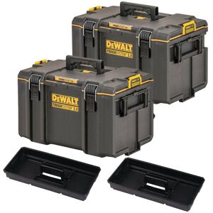 2x Dewalt Tough System 2.0 DWST83342-1 DS400 Stackable Organiser Toolbox Case 2x Dewalt Tough System 2.0 DWST83342-1 DS400 Stackable Organiser Toolbox Case