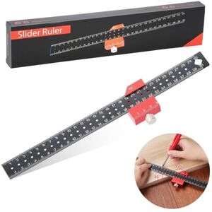 Ikodm - 300mm Professional Combination Square, 45°/90° Metric-Carpenter Scriber, Measuring Tool, Woodworking Line Block Ikodm - 300mm Professional Combination Square, 45°/90° Metric-Carpenter Scriber, Measuring Tool, Woodworking Line Block