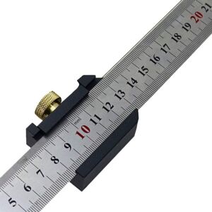 BEIJIYI 30cm Metal Ruler, Stainless Steel Ruler, Parallel Ruler with Positioning Block, 45 and 90 Degree Line Drawing Woodworking Tools BEIJIYI 30cm Metal Ruler, Stainless Steel Ruler, Parallel Ruler with Positioning Block, 45 and 90 Degree Line Drawing Woodworking Tools