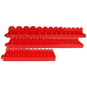 Toolzone - 3PC socket rail imperial af 1/2'' 3/8'' 1/4'' stand tray rack storage holder SS214 Toolzone - 3PC socket rail imperial af 1/2'' 3/8'' 1/4'' stand tray rack storage holder SS214