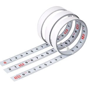 Memkey - 3 Pack Carbon Steel Self Adhesive Tape Measure, Self Adhesive Metric Ruler, Sticky Scale Steel Ruler, Metric Self Adhesive Tape Measure, for Memkey - 3 Pack Carbon Steel Self Adhesive Tape Measure, Self Adhesive Metric Ruler, Sticky Scale Steel Ruler, Metric Self Adhesive Tape Measure, for