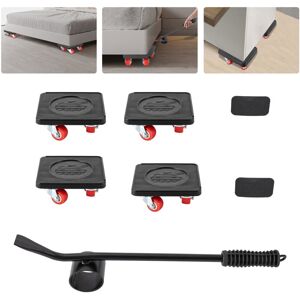 CNCEST 4 Wheels Furniture Movers Heavy Duty Furniture Lifter 360° Universal Wheel Moving Tool Moving Dolly Load-bearing Capacity 400kg Dolly Cart for Homes CNCEST 4 Wheels Furniture Movers Heavy Duty Furniture Lifter 360° Universal Wheel Moving Tool Moving Dolly Load-bearing Capacity 400kg Dolly Cart for Homes