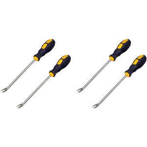 TLILY 4Pcs Nail Puller 3mm U Tip Screwdriver Nail Rivet Lifter Extractor Staple Remover Tool TLILY 4Pcs Nail Puller 3mm U Tip Screwdriver Nail Rivet Lifter Extractor Staple Remover Tool