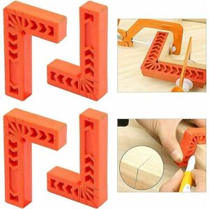 Linghhang - 4pcs Positioning Square, Right Angle Clamps, Right Angle l Ruler, Carpenter Tool (80mm 90 Degree) Linghhang - 4pcs Positioning Square, Right Angle Clamps, Right Angle l Ruler, Carpenter Tool (80mm 90 Degree)