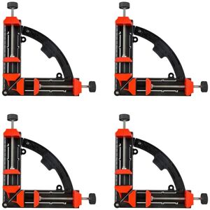 Tlily - 4X Woodworking Corner Clamp 30-90 Degree Adjustable Right Angle Fixing Tool Tlily - 4X Woodworking Corner Clamp 30-90 Degree Adjustable Right Angle Fixing Tool