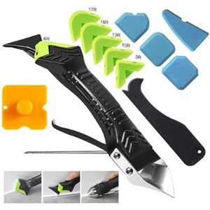 SJQKA 5-in-1 Grout Removal Tool, Silicone Grout Remover Kit, Silicone Trowel, Grout Scraper SJQKA 5-in-1 Grout Removal Tool, Silicone Grout Remover Kit, Silicone Trowel, Grout Scraper