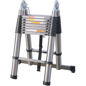 DAYPLUS 5M (2.5M+2.5M)Ladder Retractable Folding Ladder 16 Steps Telescopic Extension Multi Purpose DAYPLUS 5M (2.5M+2.5M)Ladder Retractable Folding Ladder 16 Steps Telescopic Extension Multi Purpose