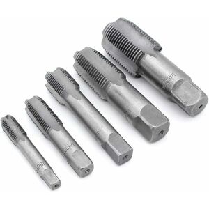 Alwaysh - 5Pcs bsp Pipe Thread 55 Degree Plug Tap G1/8 G1/4 G3/8 G1/2 G3/4- Alwaysh - 5Pcs bsp Pipe Thread 55 Degree Plug Tap G1/8 G1/4 G3/8 G1/2 G3/4-