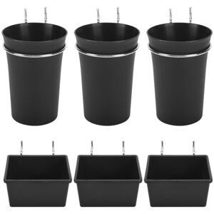 TLILY 6 Sets Pegboard Bins Cups with Hooks, Hooks Assortment, for Cup Holder Organizing TLILY 6 Sets Pegboard Bins Cups with Hooks, Hooks Assortment, for Cup Holder Organizing