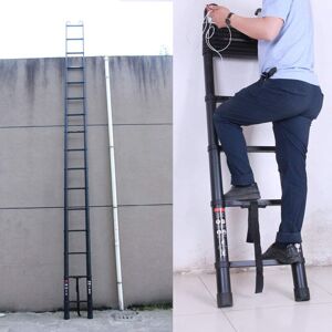 DAYPLUS 6.2M Tall Telescopic Multi-Purpose Extendable Folding Aluminium Ladders with 2x Hooks DAYPLUS 6.2M Tall Telescopic Multi-Purpose Extendable Folding Aluminium Ladders with 2x Hooks