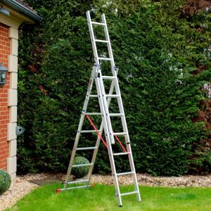 BPS ACCESS SOLUTIONS 7 Rung Home Master 3 Section Combination Ladder BPS ACCESS SOLUTIONS 7 Rung Home Master 3 Section Combination Ladder