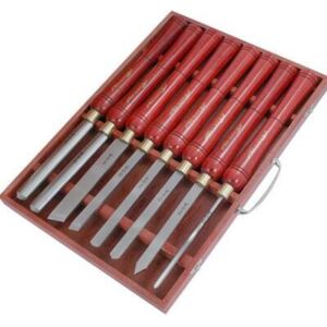 Neilsen - 8PC chisel set hss wood lathe carving wood turning gauge parting tools CT0056 Neilsen - 8PC chisel set hss wood lathe carving wood turning gauge parting tools CT0056