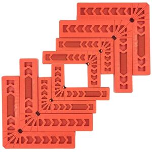 TLILY 8Pcs Positioning Squares For Woodworking, 90 Degree Corner Right Angle Clamps Carpenter Clamping Square Tool TLILY 8Pcs Positioning Squares For Woodworking, 90 Degree Corner Right Angle Clamps Carpenter Clamping Square Tool