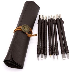 CYSLMUK 8Pcs Stone Carving Tool Chisels, Tungsten Steel Carving Tools Wood Stone Carved Section Carbide Professional Artistic Tool CYSLMUK 8Pcs Stone Carving Tool Chisels, Tungsten Steel Carving Tools Wood Stone Carved Section Carbide Professional Artistic Tool