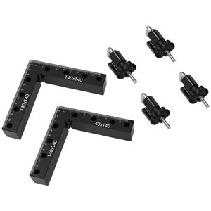 TLILY 90 Degree Ruler Right Angle Woodworking Square Aluminum Alloy Carpenter Tool Professional TLILY 90 Degree Ruler Right Angle Woodworking Square Aluminum Alloy Carpenter Tool Professional