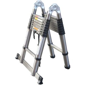 DAYPLUS A-Frame Telescopic Ladder Extendable Collapsible Step Ladders Securing Bolt 5M DAYPLUS A-Frame Telescopic Ladder Extendable Collapsible Step Ladders Securing Bolt 5M