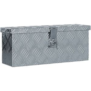 Aluminium Box 48.5x14x20 cm Silver Vidaxl Aluminium Box 48.5x14x20 cm Silver Vidaxl