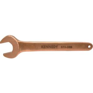 Kennedy - 17mm Spark Resistant Single Open End Spanner Al-Br Kennedy - 17mm Spark Resistant Single Open End Spanner Al-Br