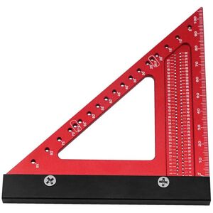 Tlily - Aluminum Alloy Woodworking Triangle Ruler Carpenter Square Hole Positioning Measuring Tools Tlily - Aluminum Alloy Woodworking Triangle Ruler Carpenter Square Hole Positioning Measuring Tools