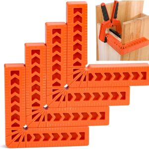 4 Pcs 90 Degree Positioning Squares, 4'/100mm Plastic Right Angle Clamp l Type Positioning Squares - Alwaysh 4 Pcs 90 Degree Positioning Squares, 4'/100mm Plastic Right Angle Clamp l Type Positioning Squares - Alwaysh