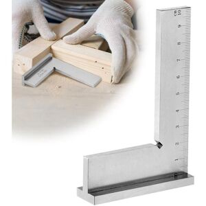 ALWAYSH Hat Square, Precision Carpenter's Square Right Angle Blocks, Solid Carbon Steel Engineering Tools Carpenter's Square, 90 Degree Combination Square ALWAYSH Hat Square, Precision Carpenter's Square Right Angle Blocks, Solid Carbon Steel Engineering Tools Carpenter's Square, 90 Degree Combination Square