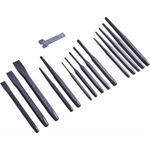 AM-TECH 16pc Mechanics' Punch & Chisel Set - G4120 AM-TECH 16pc Mechanics' Punch & Chisel Set - G4120