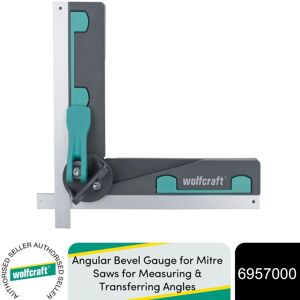Wolfcraft - Angular Bevel Gauge for Mitre Saws for Measuring & Transferring Angles Wolfcraft - Angular Bevel Gauge for Mitre Saws for Measuring & Transferring Angles