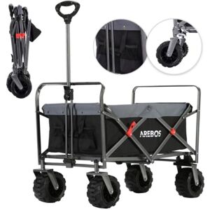 Arebos - Foldable hand truck folding trolley equipment trolley foldable up to 100 kg load capacity black Arebos - Foldable hand truck folding trolley equipment trolley foldable up to 100 kg load capacity black