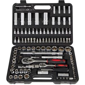 AREBOS 108 pcs Socket Wrench Set - High-Quality Tools for Garage & Workshop AREBOS 108 pcs Socket Wrench Set - High-Quality Tools for Garage & Workshop